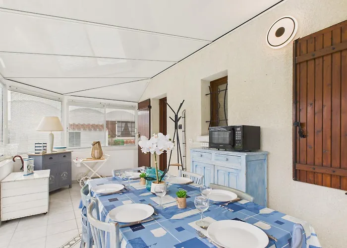 550m De La Plage, Maison Avec Jardin Pour 6 Ferienhaus